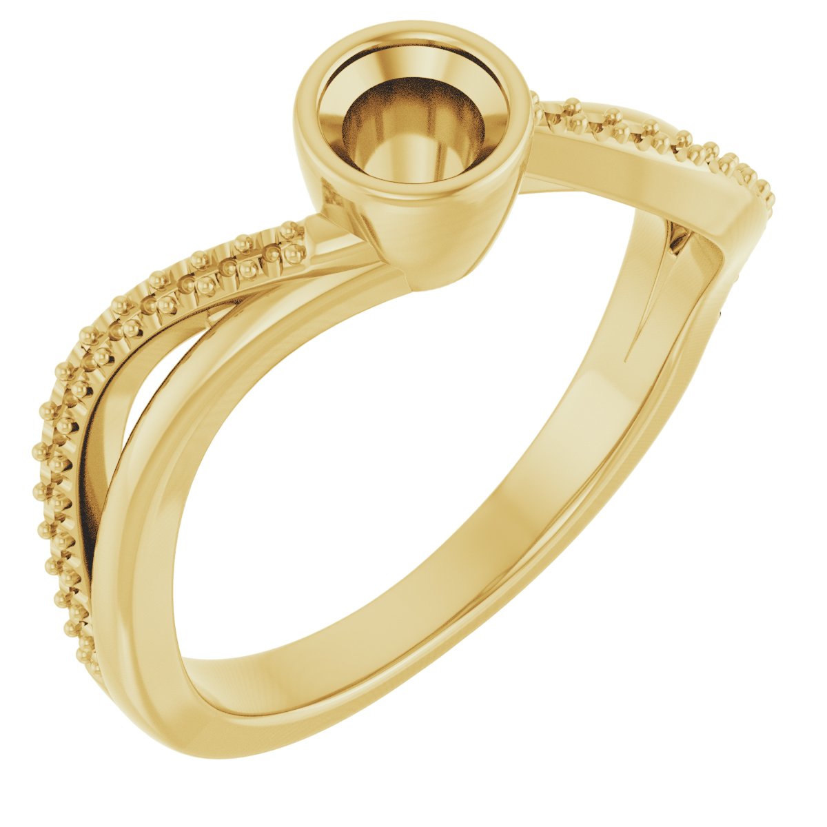Bezel-Set Engagement Ring