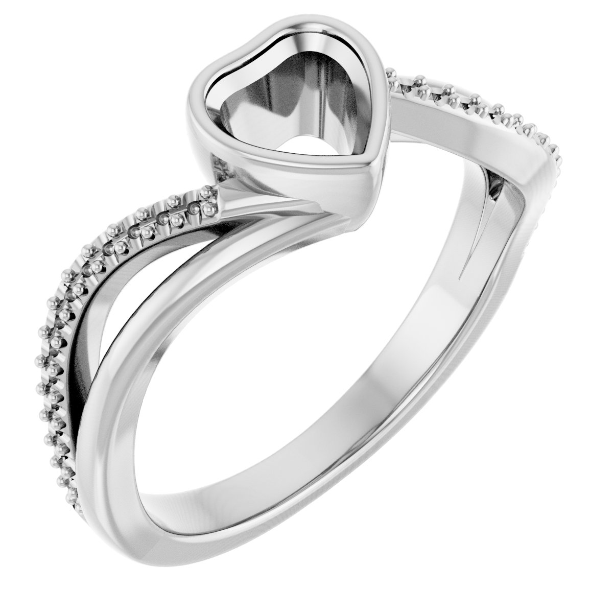 Bezel-Set Engagement Ring