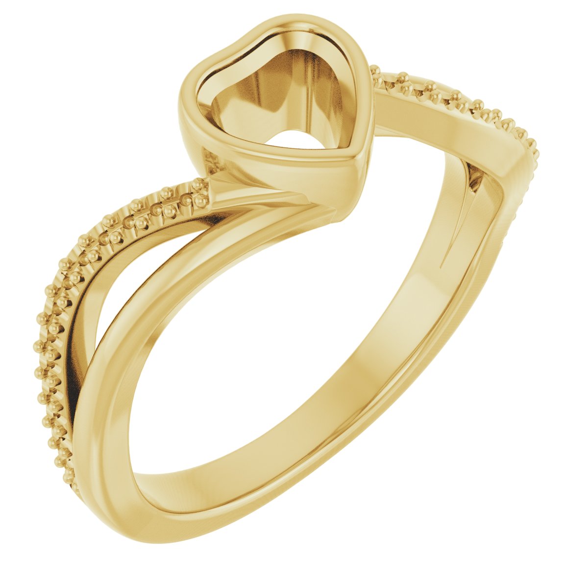Bezel-Set Engagement Ring