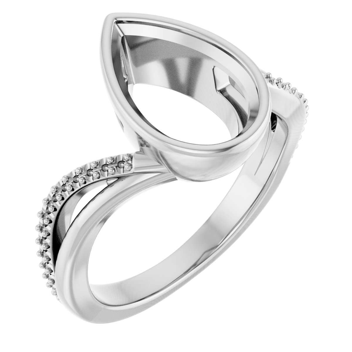 Bezel-Set Engagement Ring