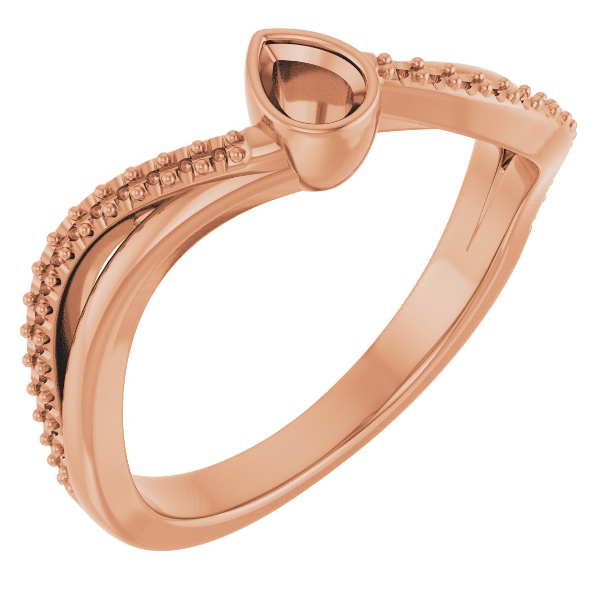 Bezel-Set Engagement Ring