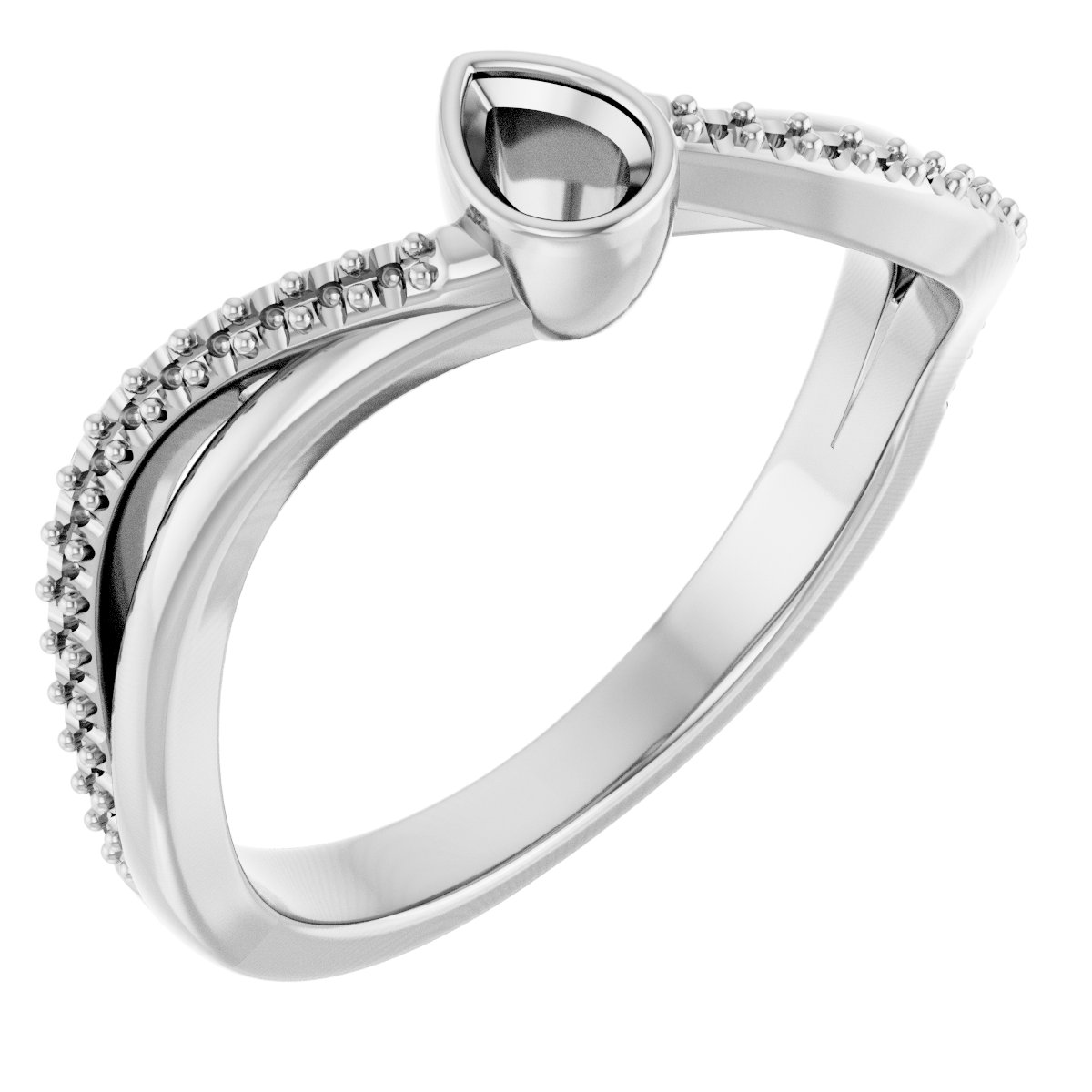 Bezel-Set Engagement Ring
