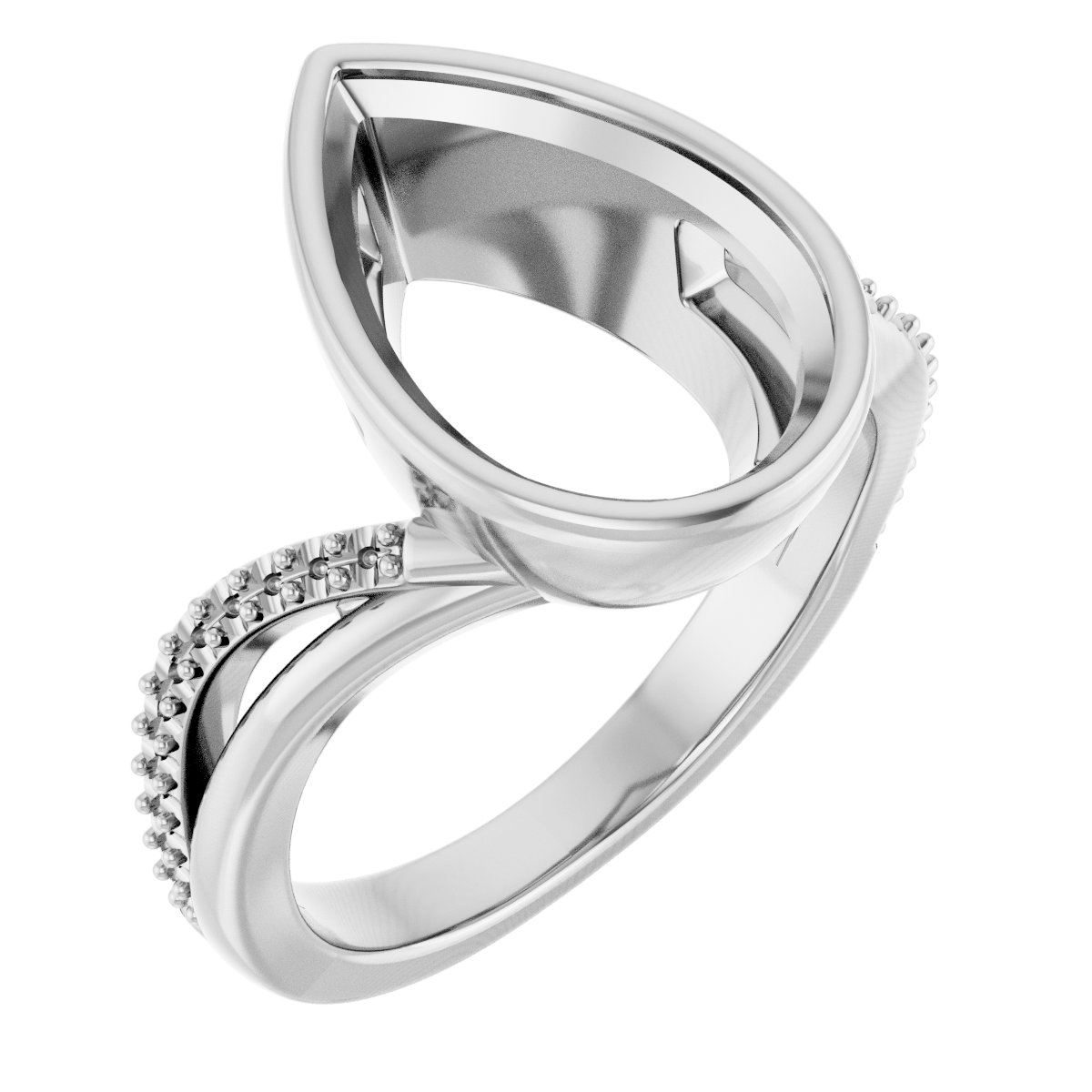 Bezel-Set Engagement Ring