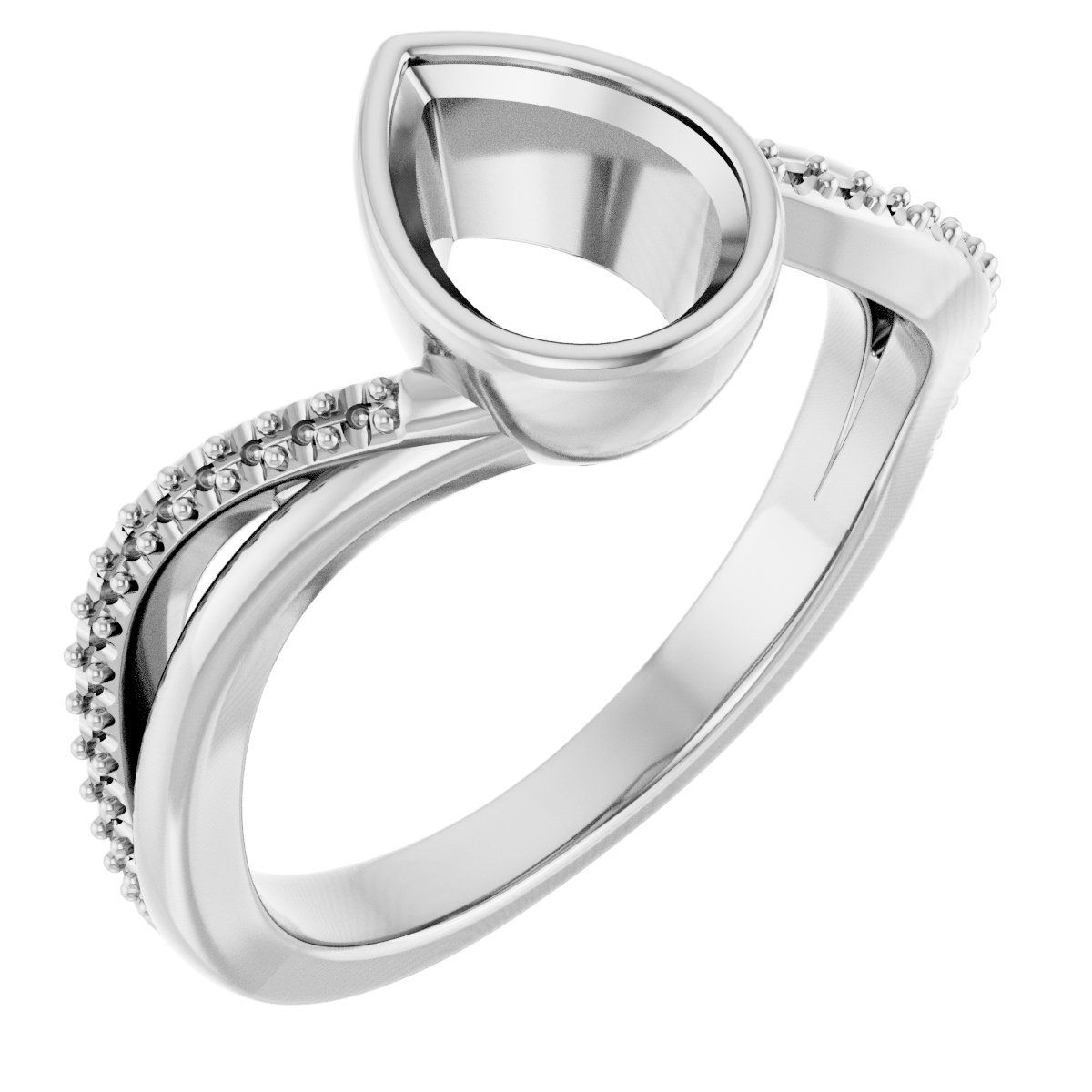 Bezel-Set Engagement Ring