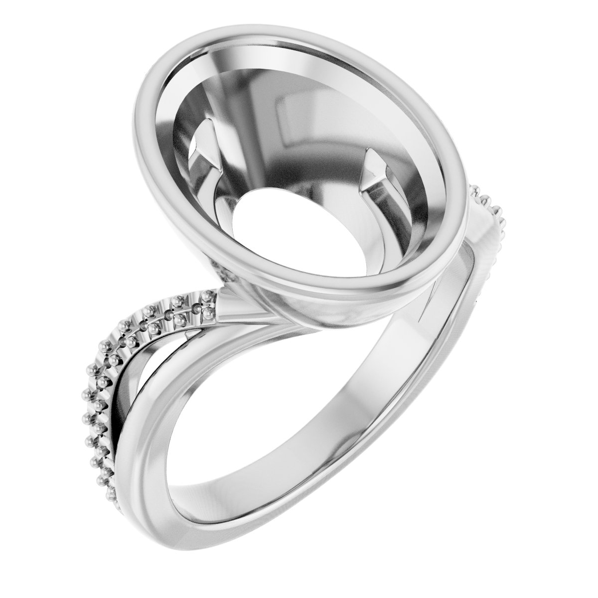 Bezel-Set Engagement Ring