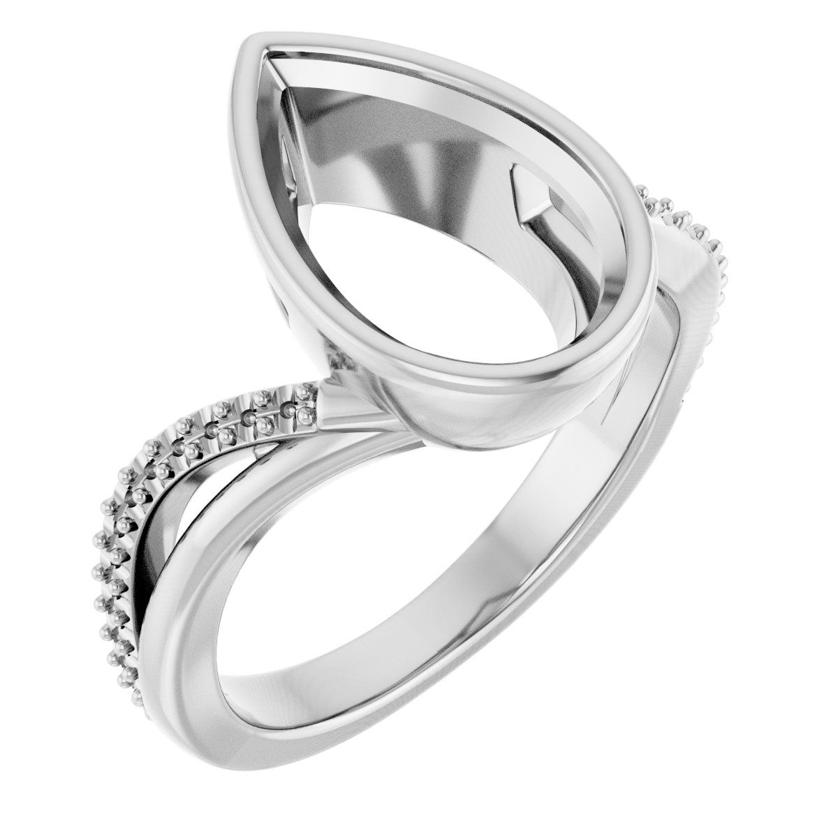 Bezel-Set Engagement Ring