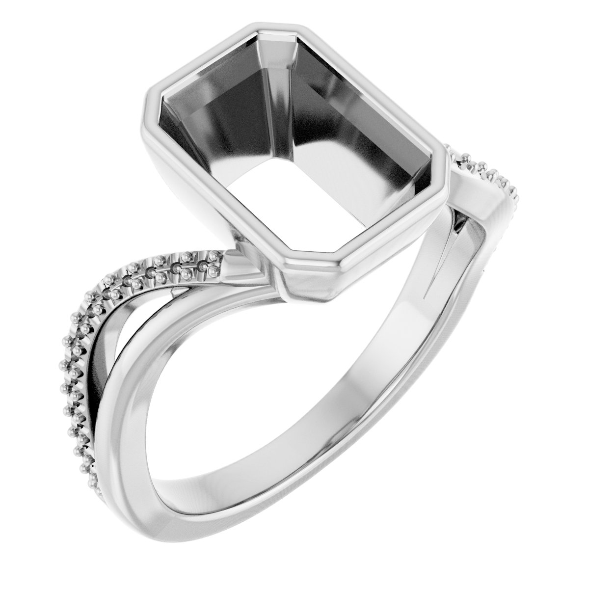 Bezel-Set Engagement Ring