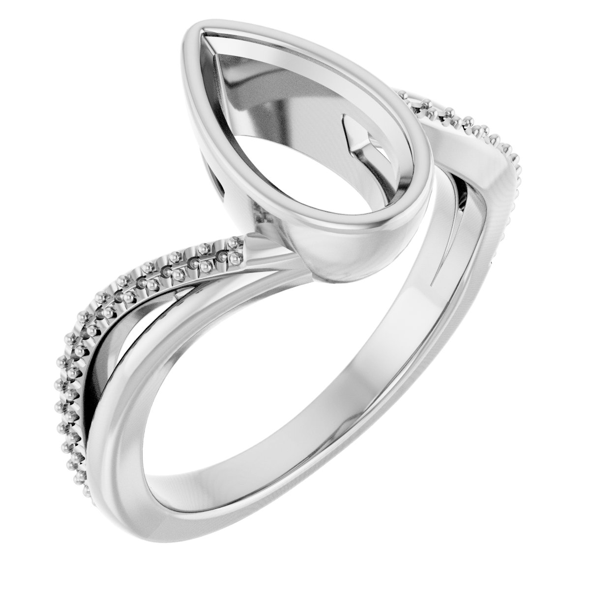 Bezel-Set Engagement Ring