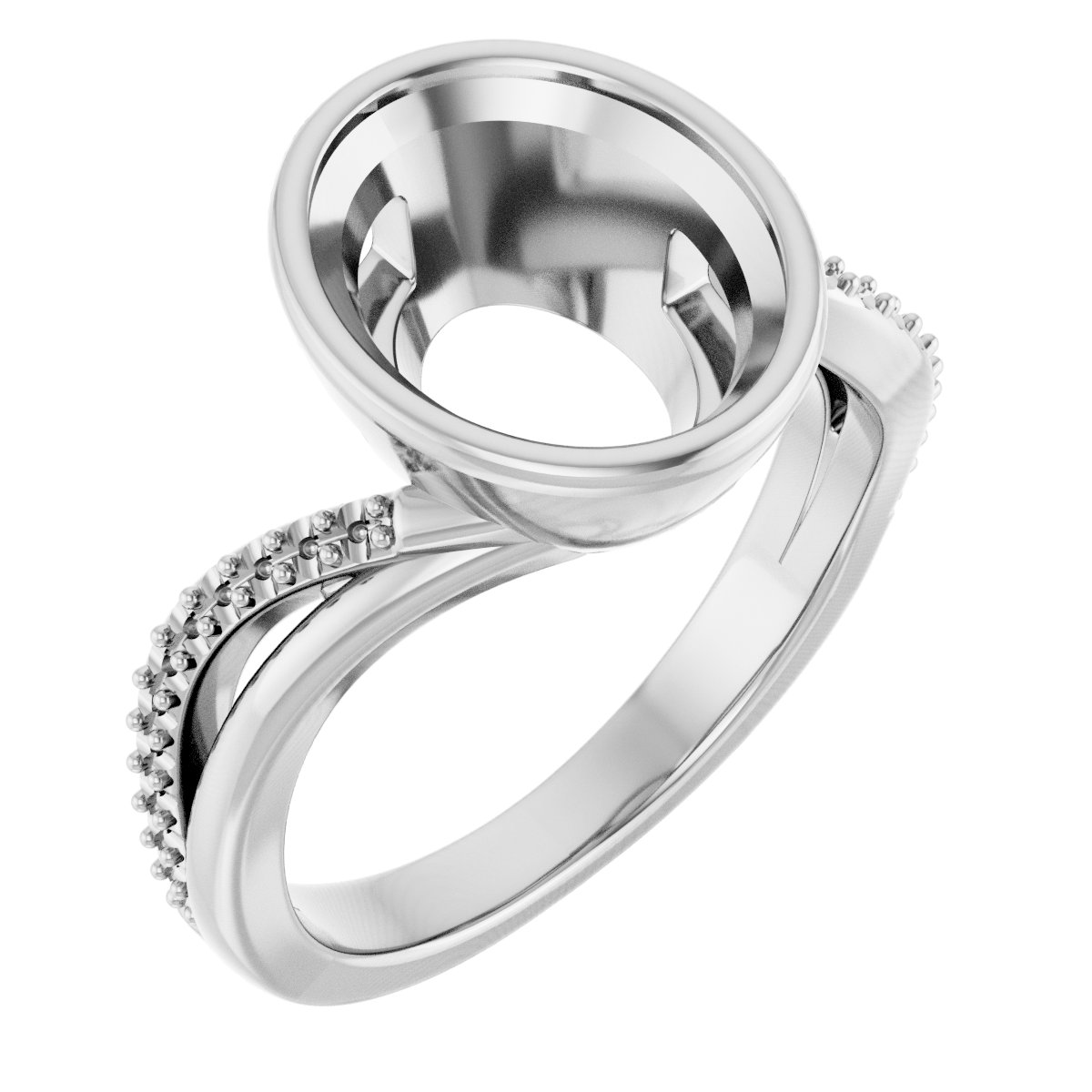 Bezel-Set Engagement Ring
