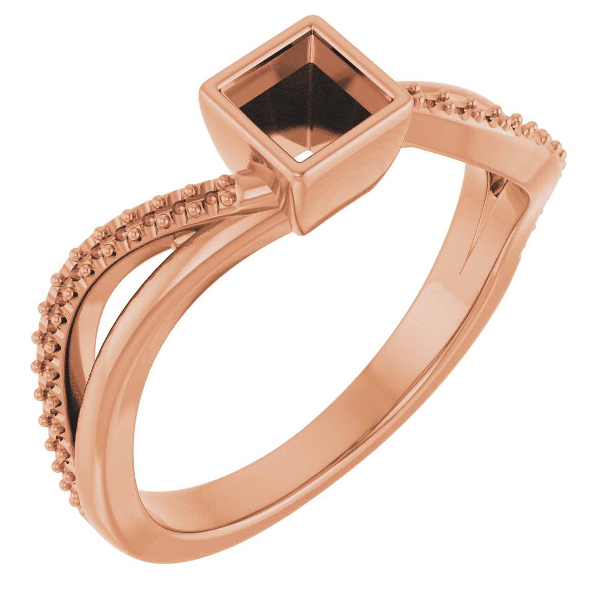 Bezel-Set Engagement Ring