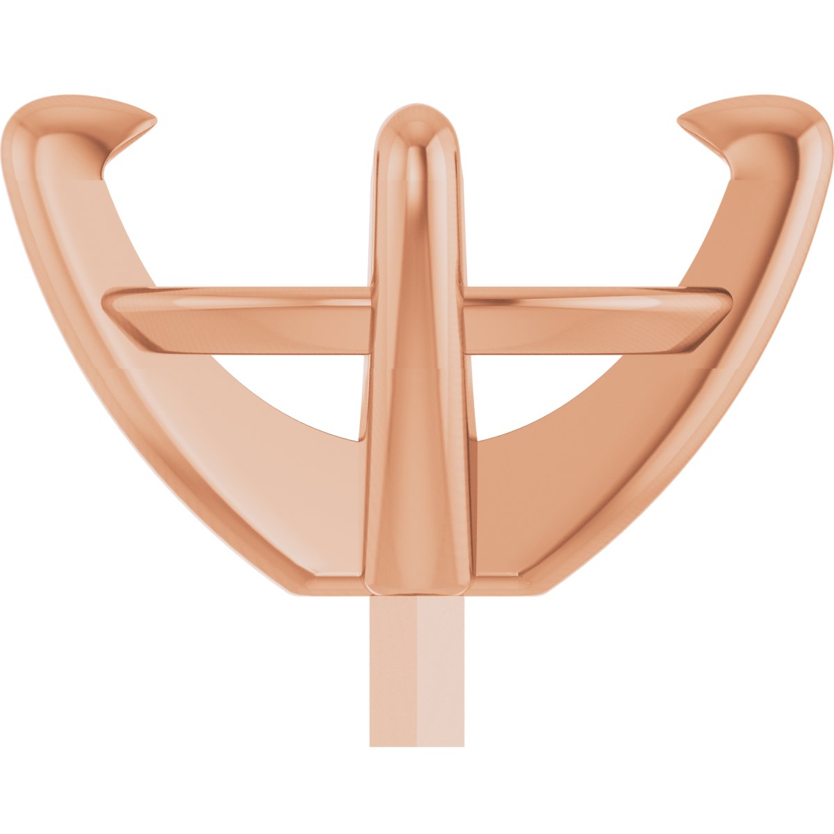 Oval 4-Prong Claw Peg Setting