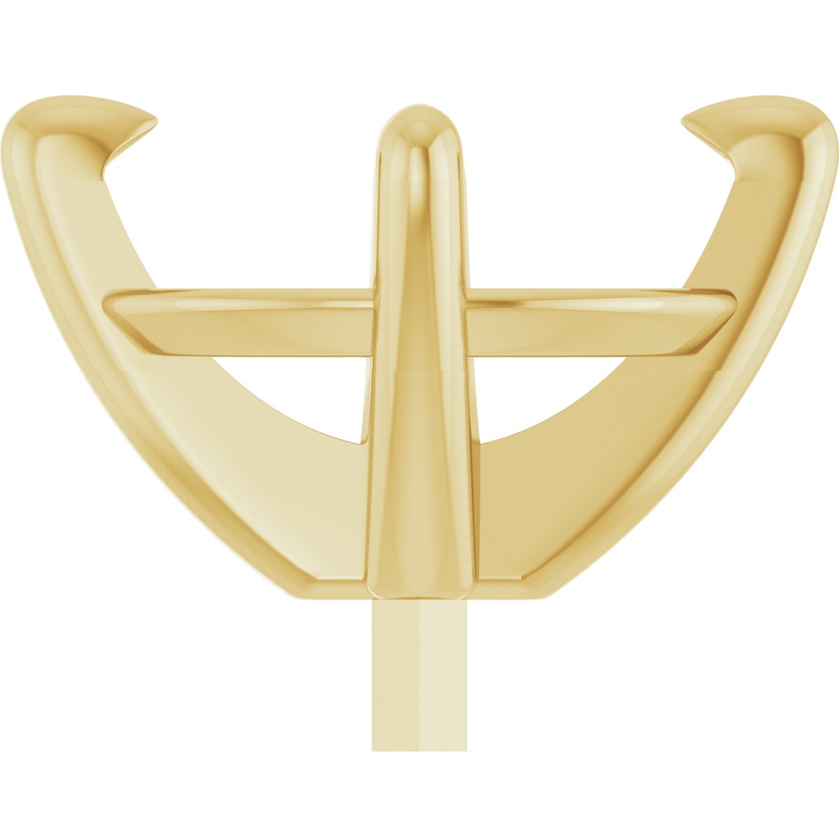 Oval 4-Prong Claw Peg Setting