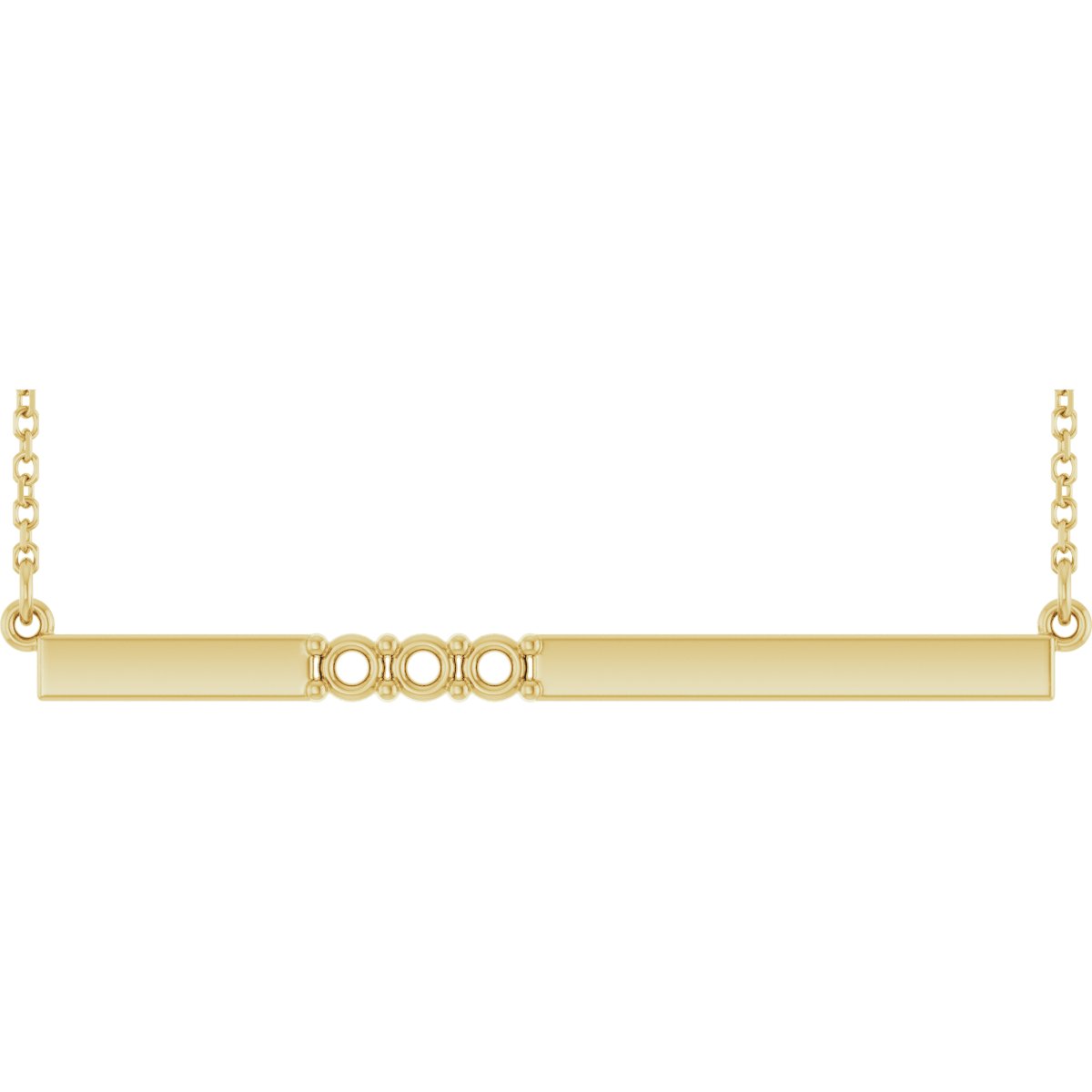 Family Bar Necklace or Center