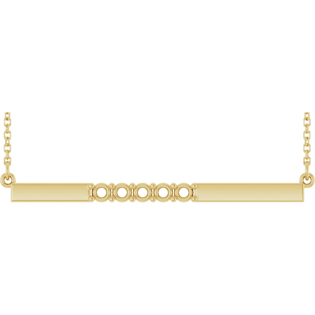 Family Bar Necklace or Center