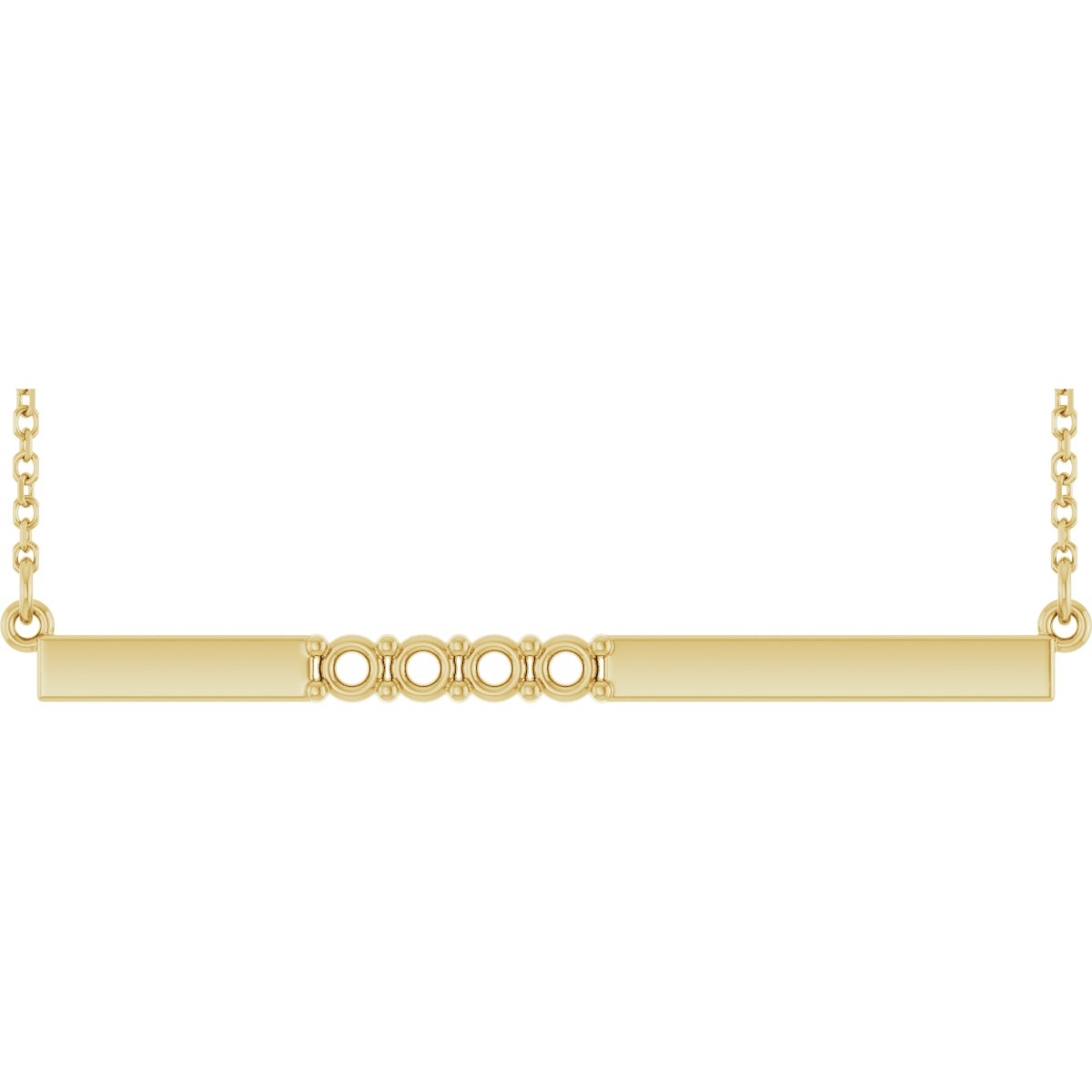 Family Bar Necklace or Center
