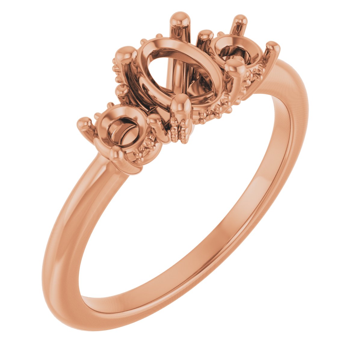Hidden Halo-Style Engagement Ring