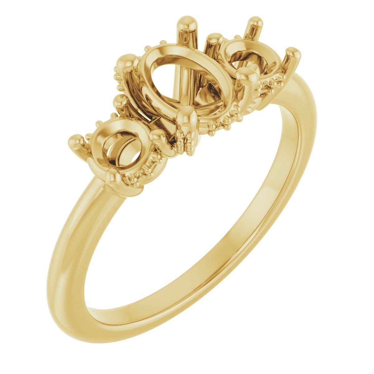 Hidden Halo-Style Engagement Ring