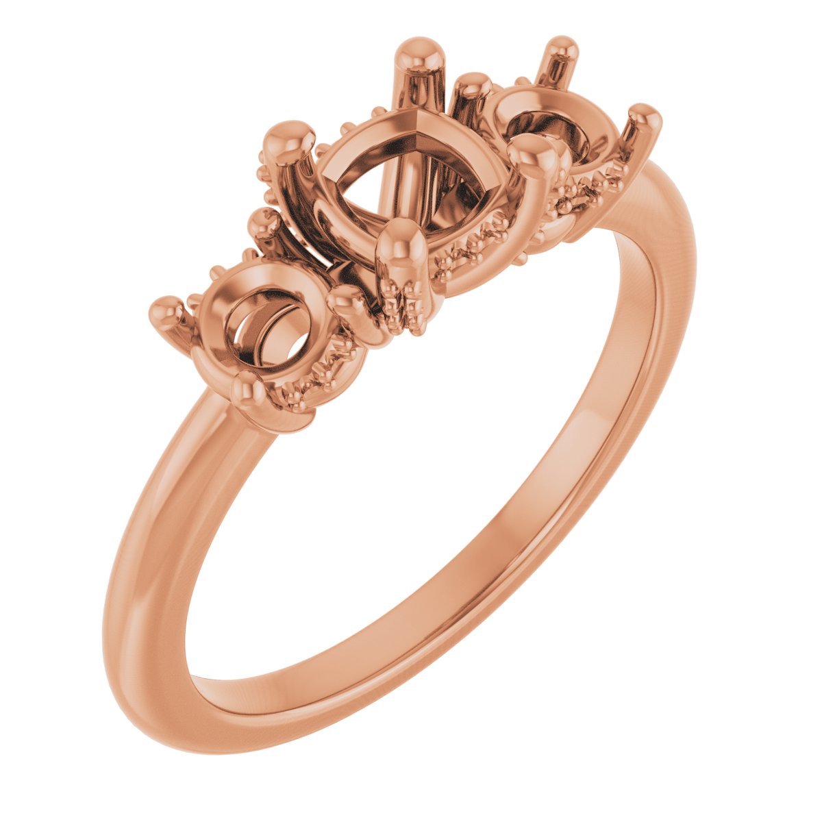 Hidden Halo-Style Engagement Ring