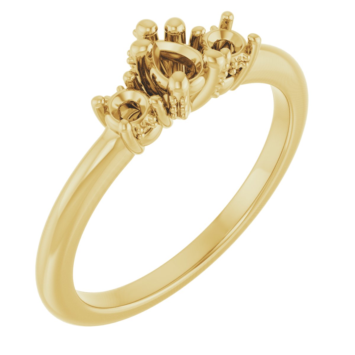 Hidden Halo-Style Engagement Ring
