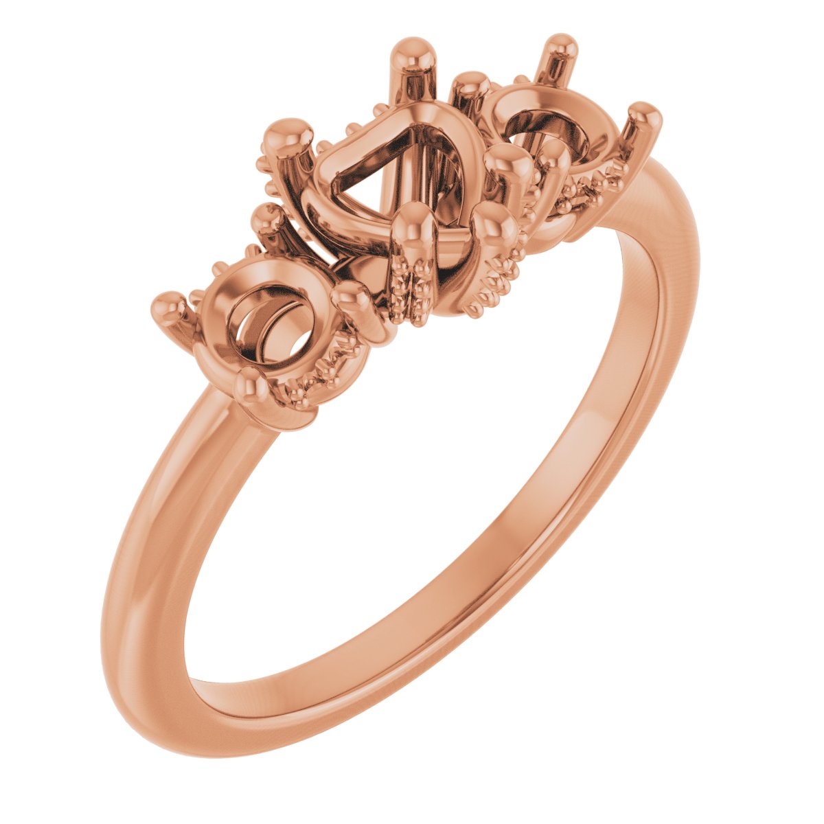 Hidden Halo-Style Engagement Ring