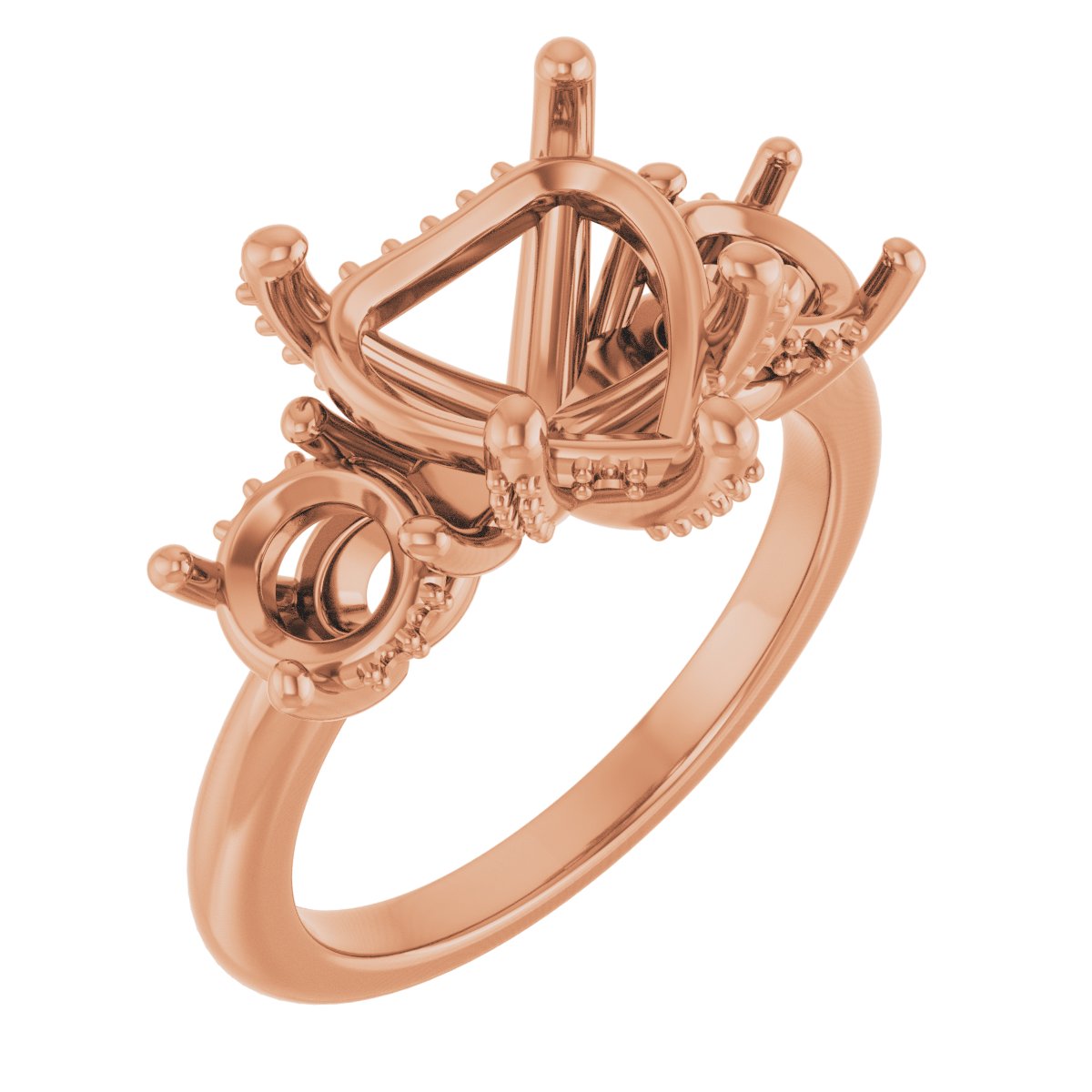 Hidden Halo-Style Engagement Ring