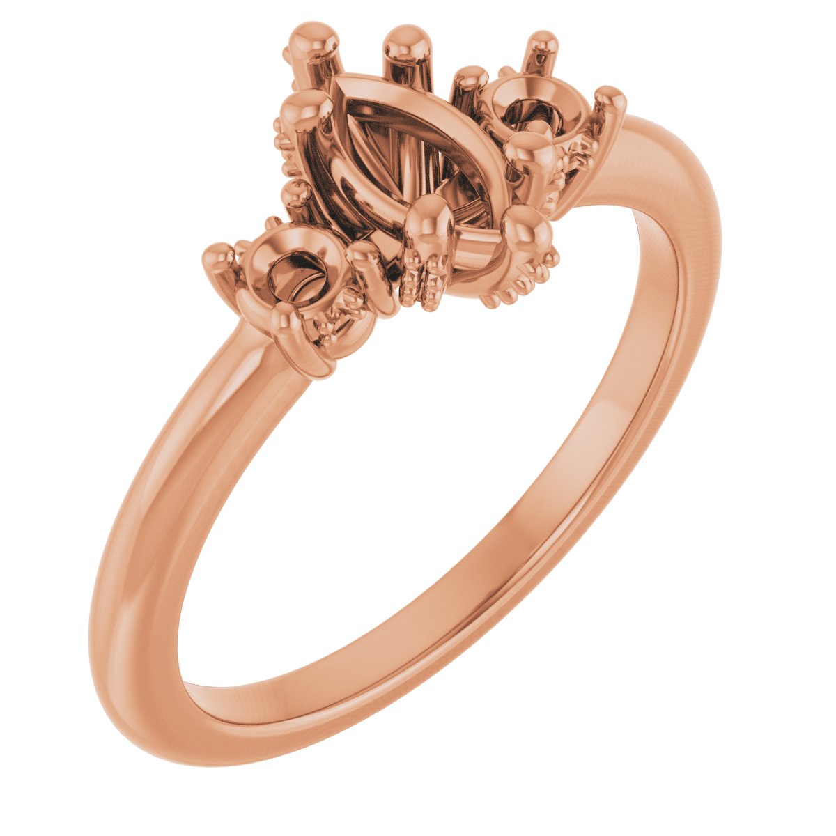 Hidden Halo-Style Engagement Ring