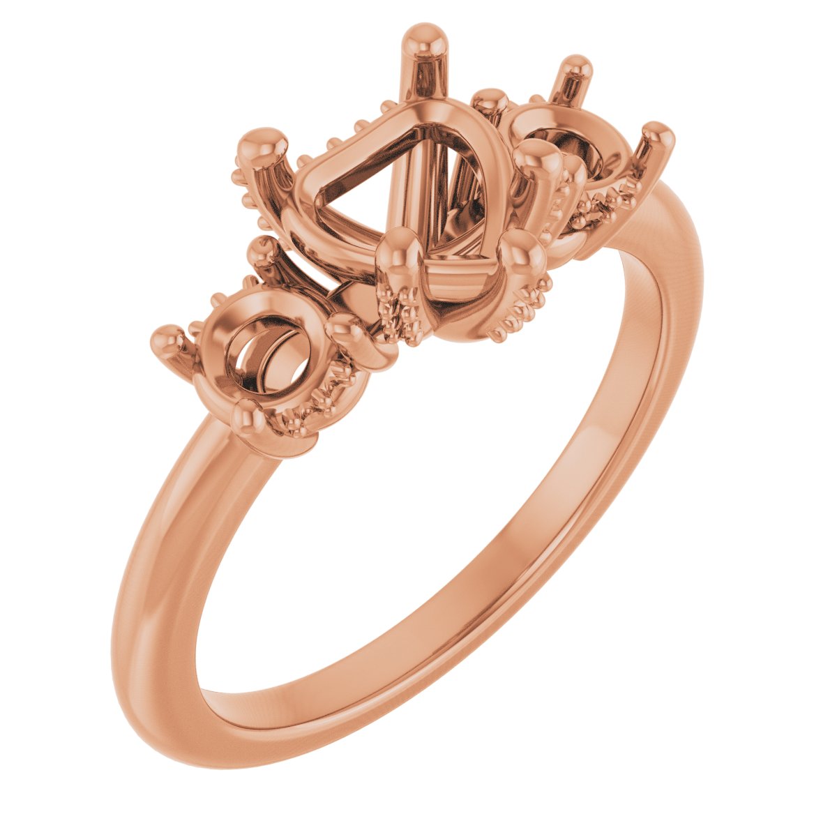 Hidden Halo-Style Engagement Ring