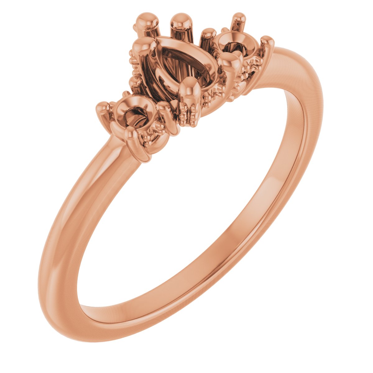 Hidden Halo-Style Engagement Ring