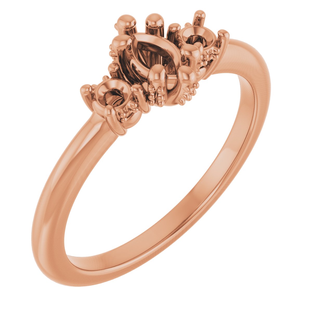 Hidden Halo-Style Engagement Ring