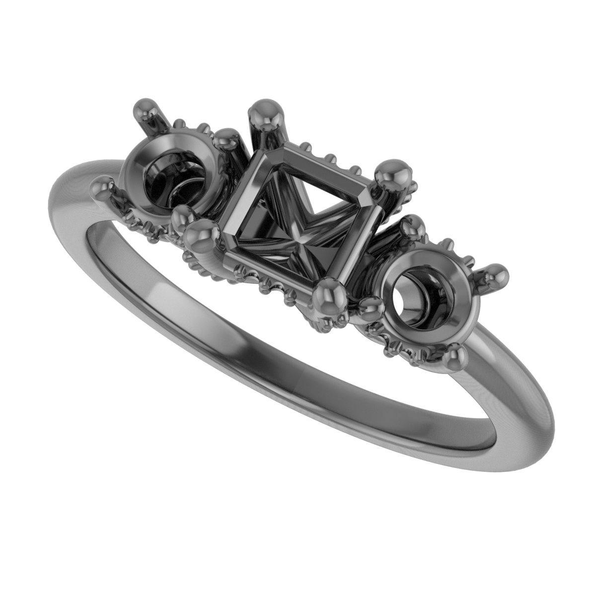 11x5.5 mm Marquise Engagement Ring Mounting view 5