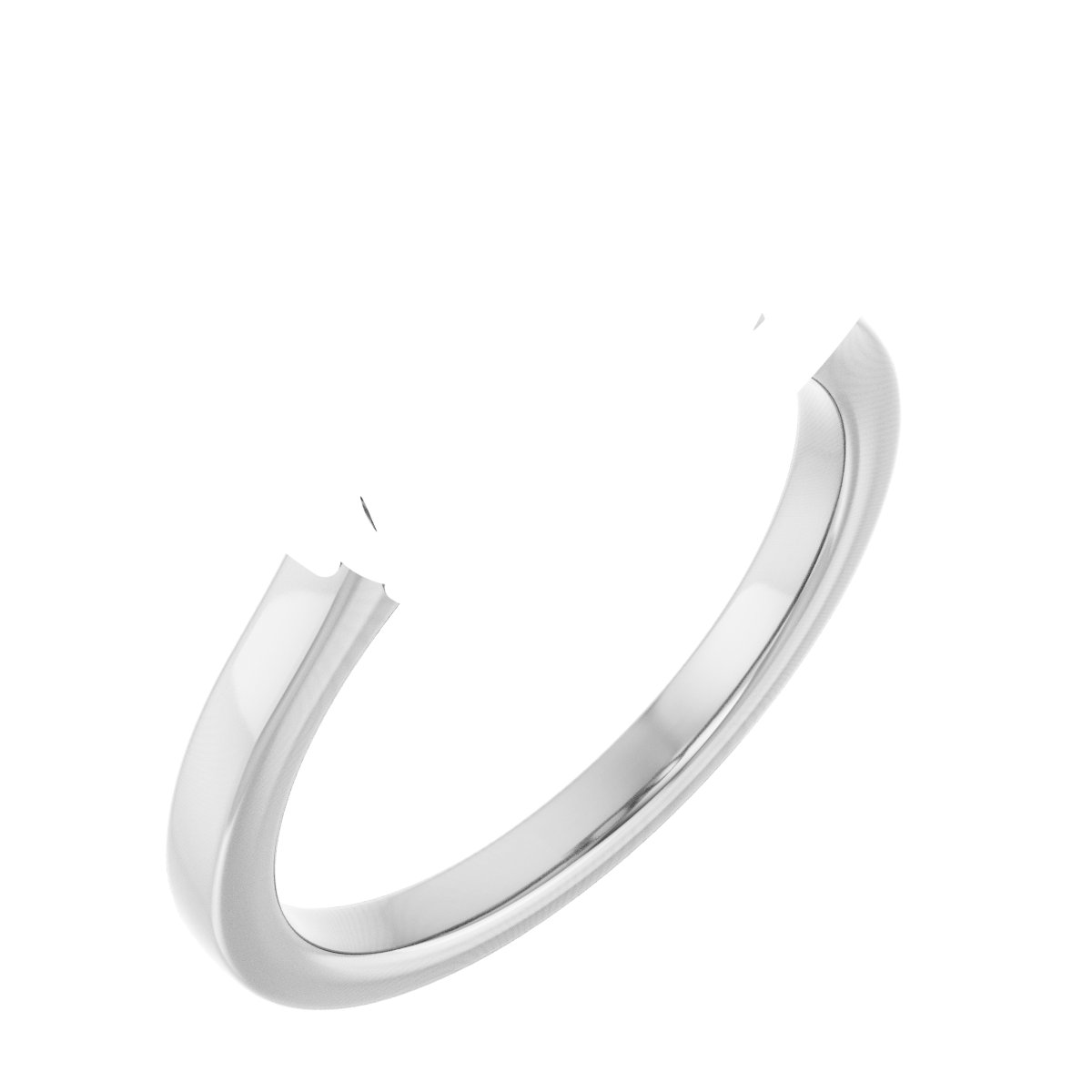 Claw-Prong Two-Stone Engagement Ring