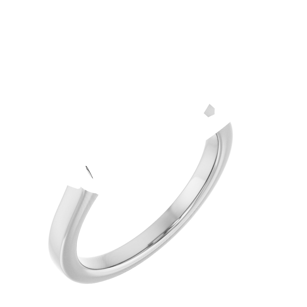 Claw-Prong Two-Stone Engagement Ring