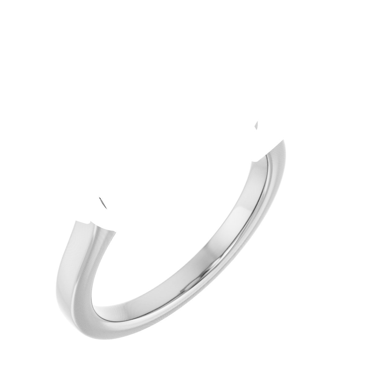 Claw-Prong Two-Stone Engagement Ring