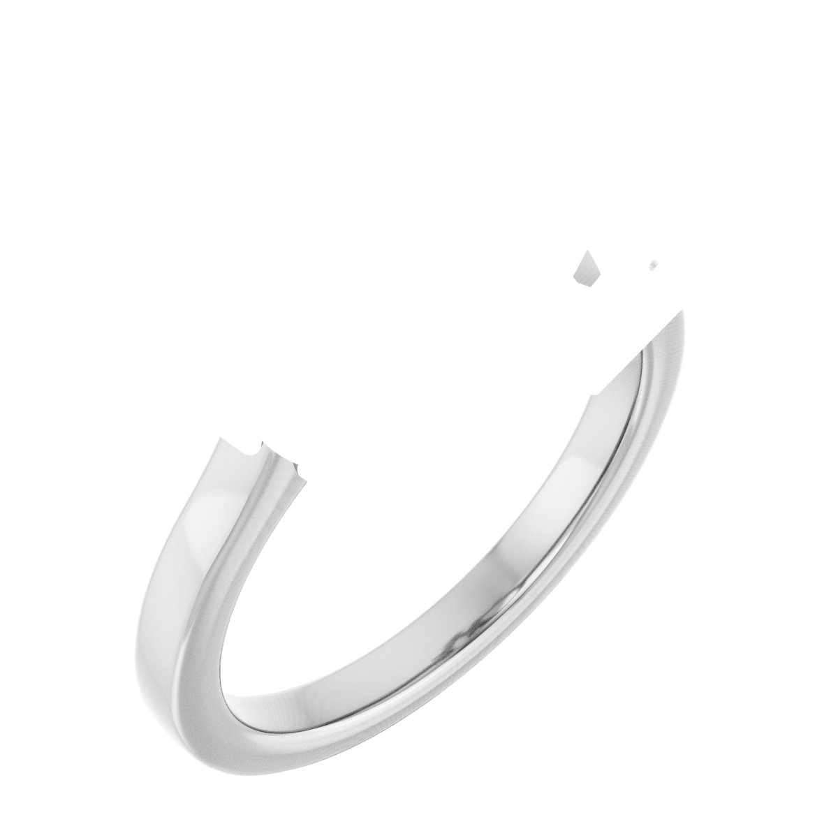 Claw-Prong Two-Stone Engagement Ring