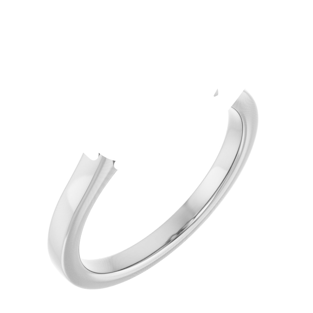 Claw-Prong Two-Stone Engagement Ring