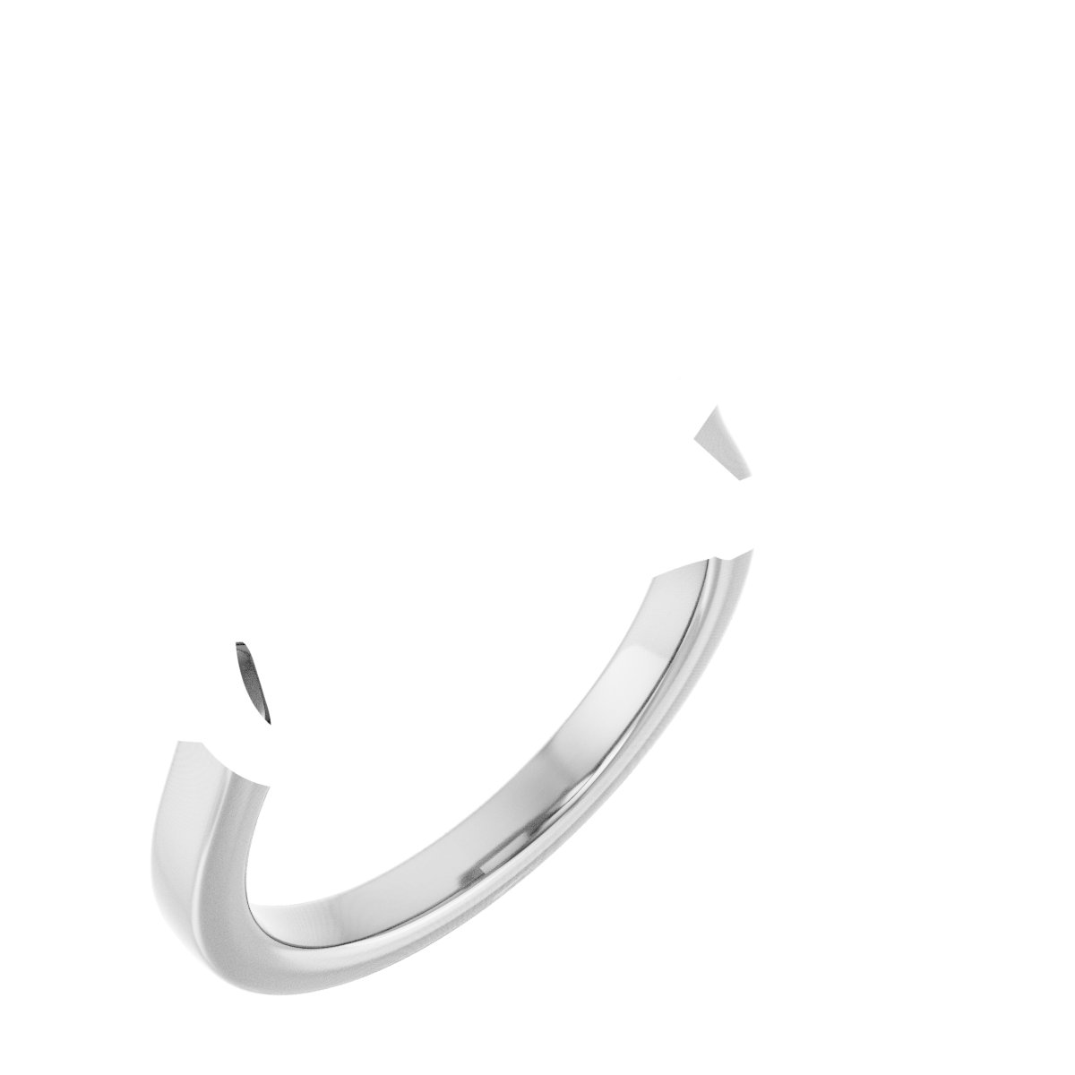Claw-Prong Two-Stone Engagement Ring