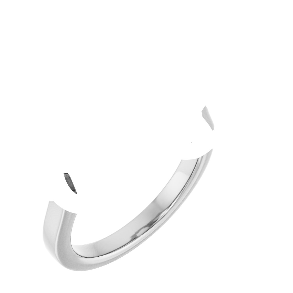 Claw-Prong Two-Stone Engagement Ring