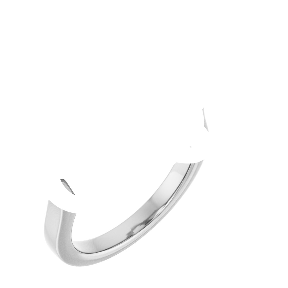 Claw-Prong Two-Stone Engagement Ring