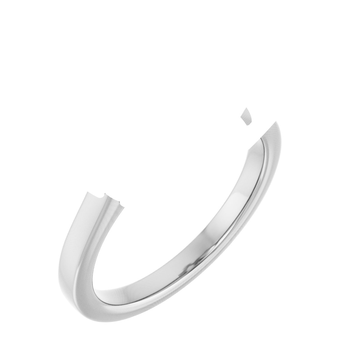 Claw-Prong Two-Stone Engagement Ring