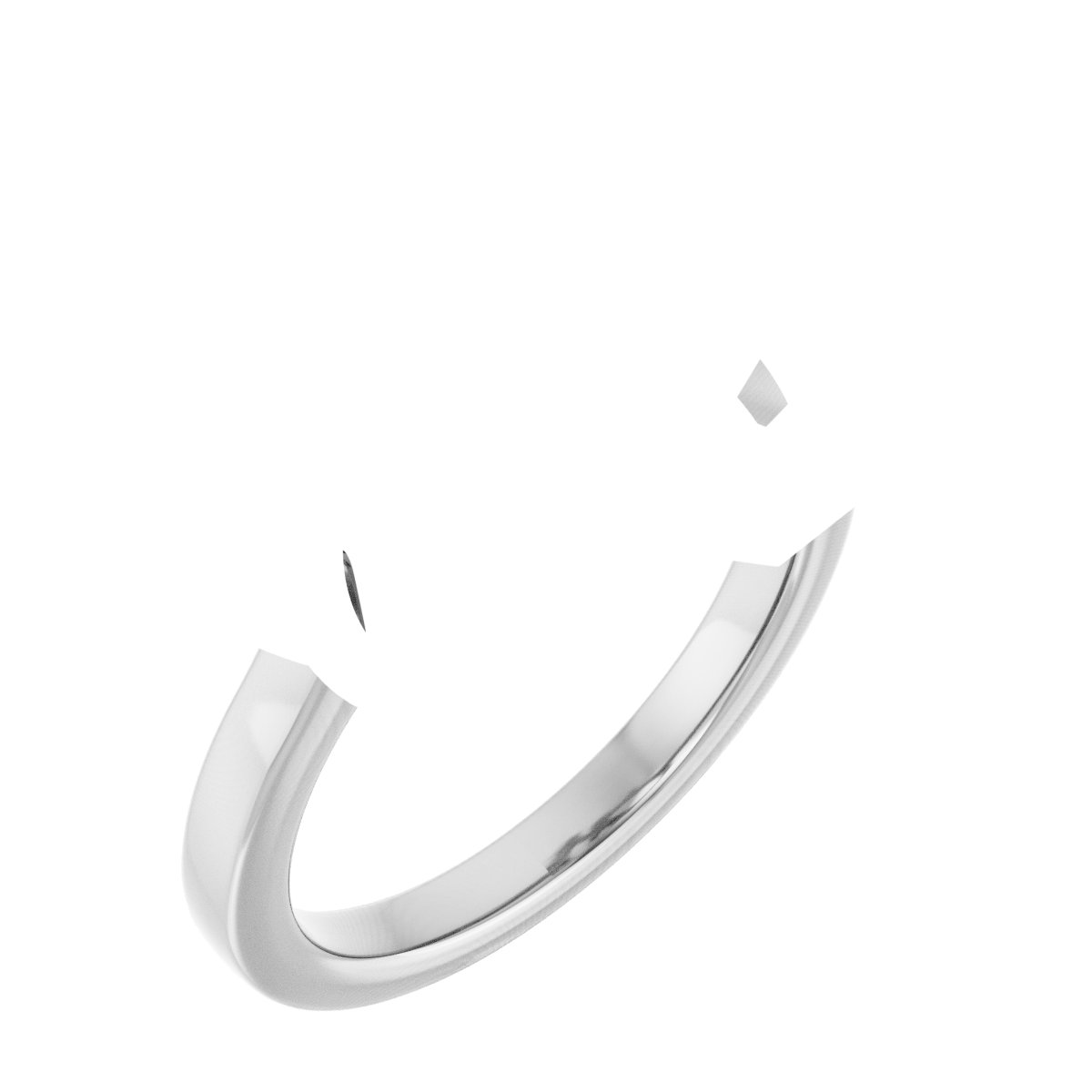 Claw-Prong Two-Stone Engagement Ring