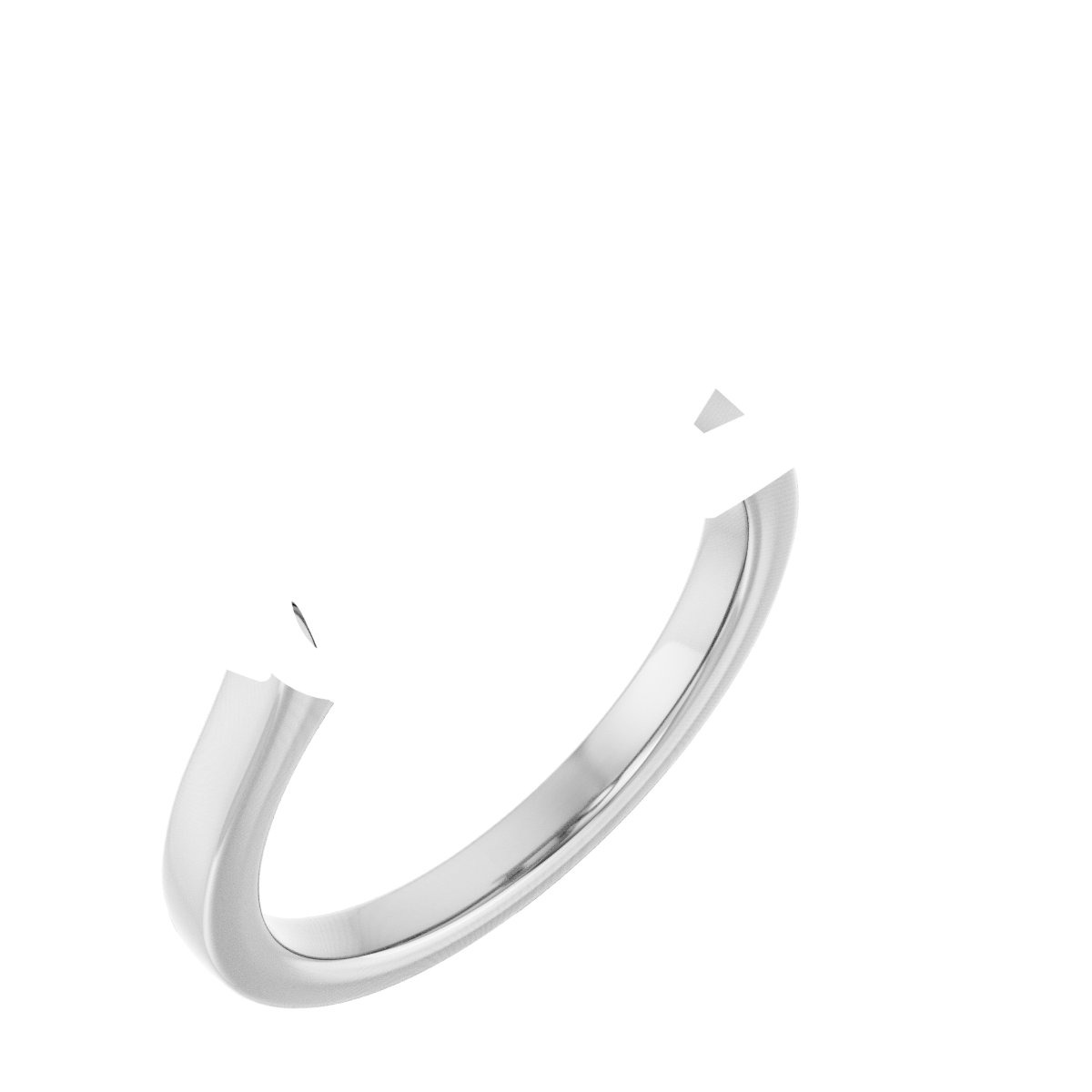 Claw-Prong Two-Stone Engagement Ring
