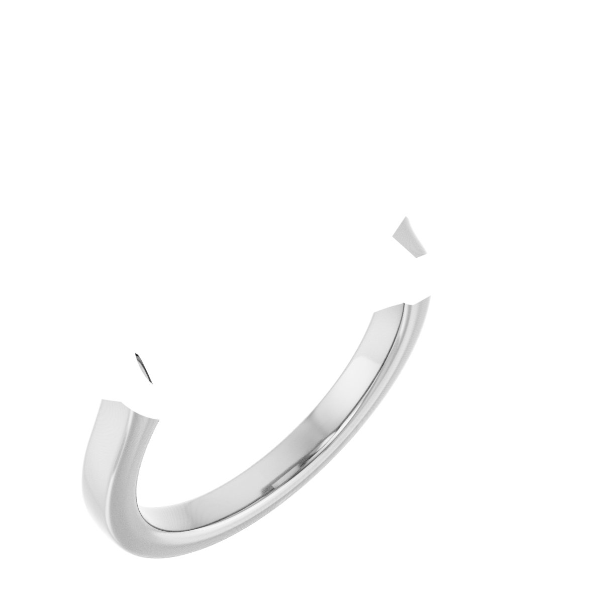Claw-Prong Two-Stone Engagement Ring
