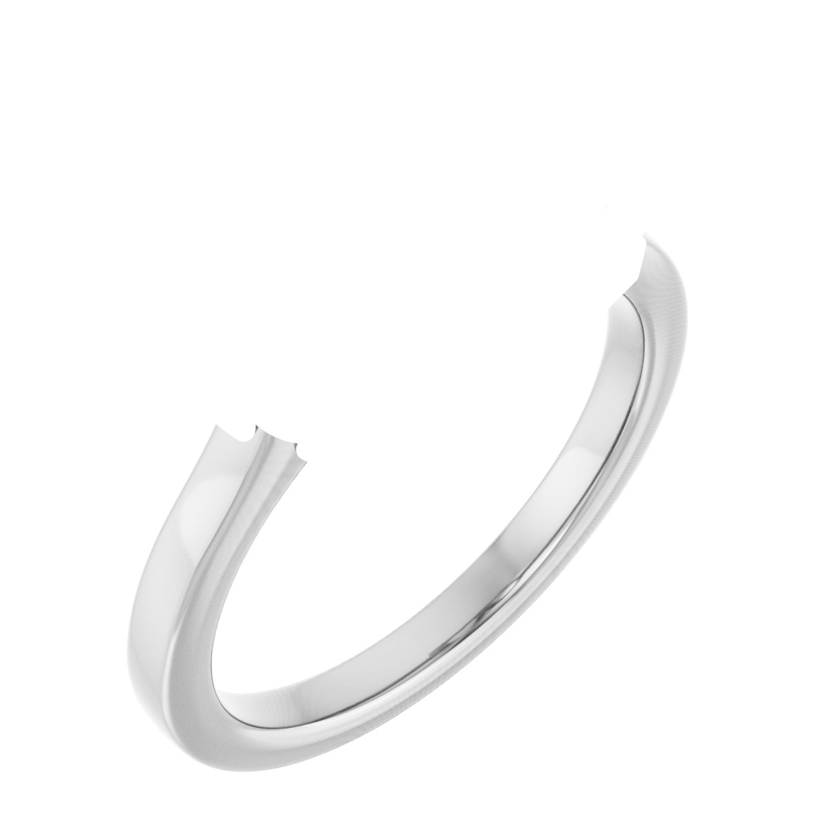 Claw-Prong Two-Stone Engagement Ring