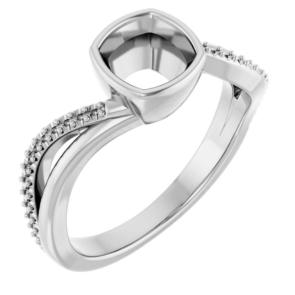 Bezel-Set Engagement Ring