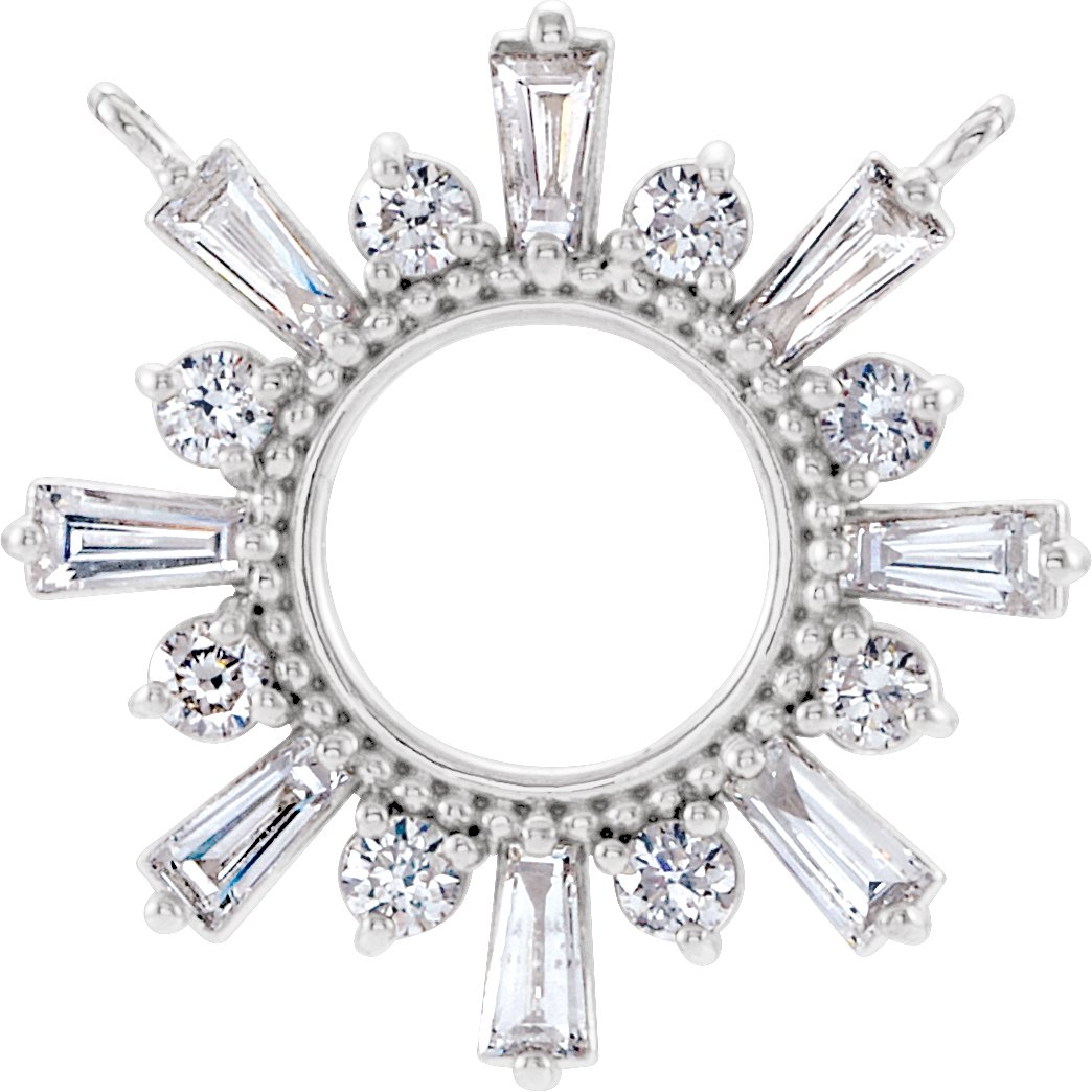 Accented Circle Necklace or Center