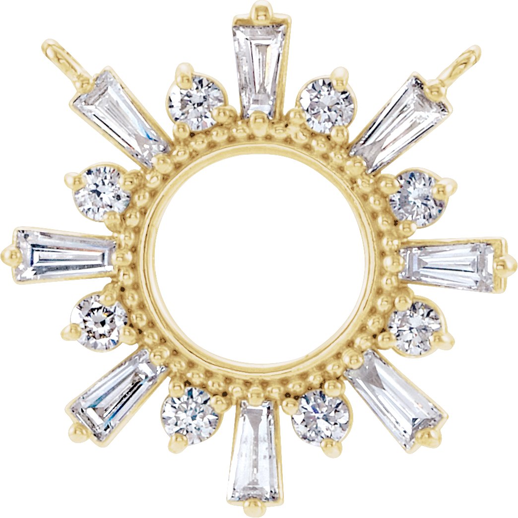 Accented Circle Necklace or Center
