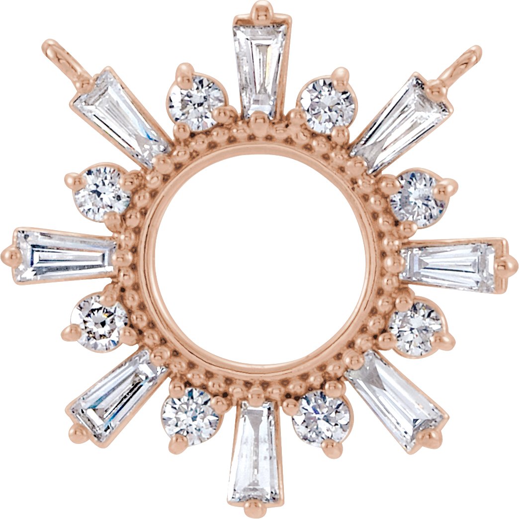Accented Circle Necklace or Center