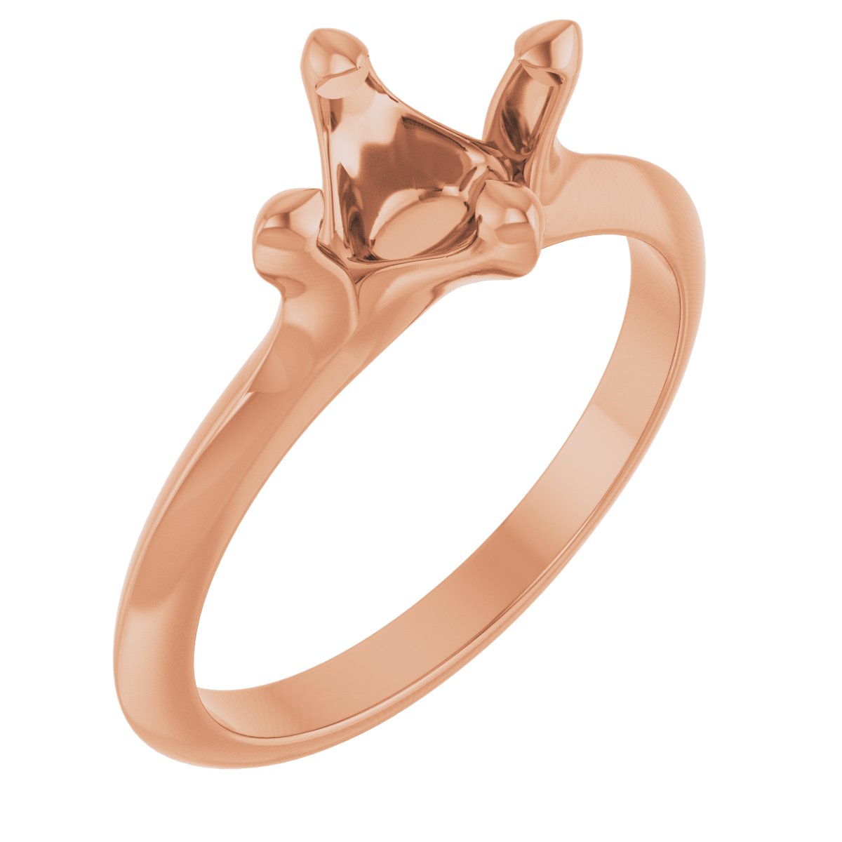 Claw-Prong Solitaire Engagement Ring or Band