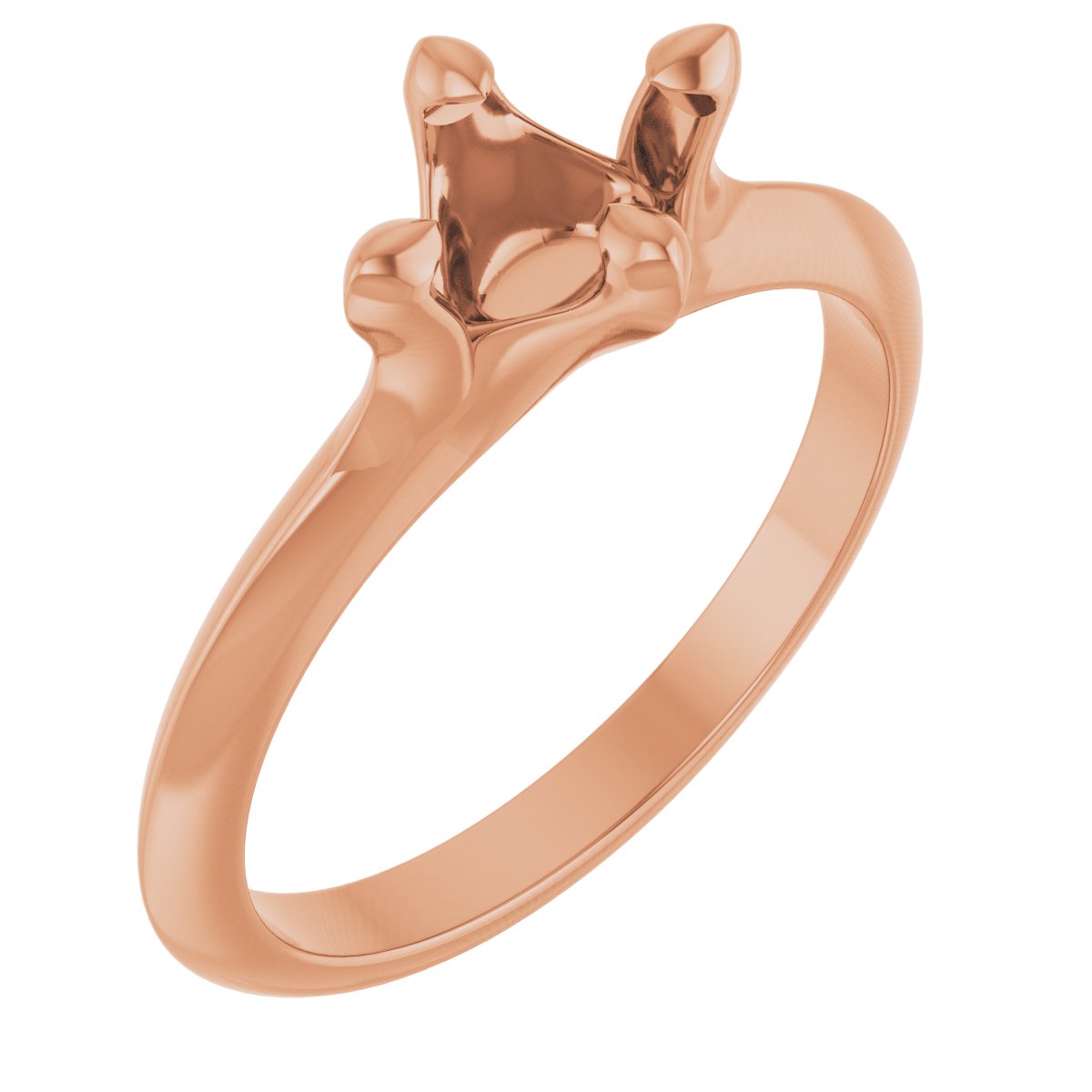 Claw-Prong Solitaire Engagement Ring or Band