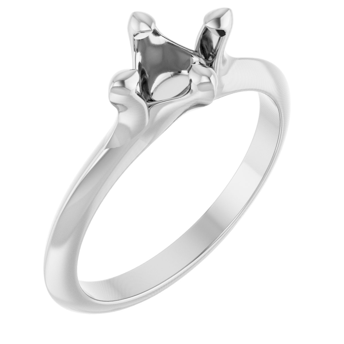 Claw-Prong Solitaire Engagement Ring or Band